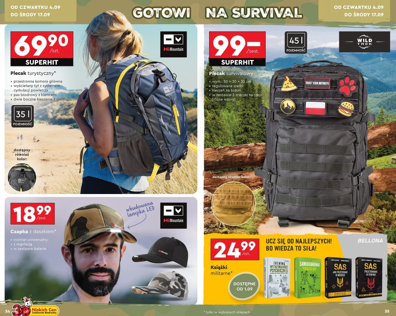 Ekwipunek survivalowy z Biedronki Ekwipunek survivalowy z Biedronki