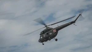 Awaryjne lądowanie śmigłowca wojskowego. Wykonywał nocny lot szkoleniowy