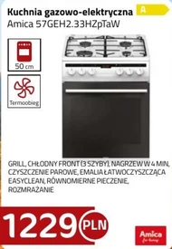 Kuchenka gazowo-elektryczna Amica
