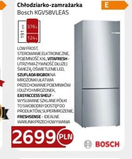 Chłodziarko zamrażarka Bosch