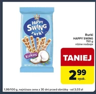 Rurki waflowe Happy Swing