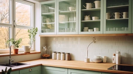 Na jaki kolor warto pomalować kuchnię? Zieleń jest coraz chętniej wybierana 