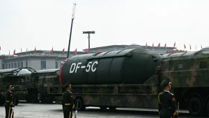 Pocisk międzykontynentalny DF-5C na chińskiej Paradzie Zwycięstwa
