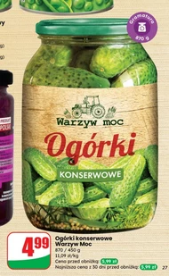Ogórki konserwowe Warzyw moc
