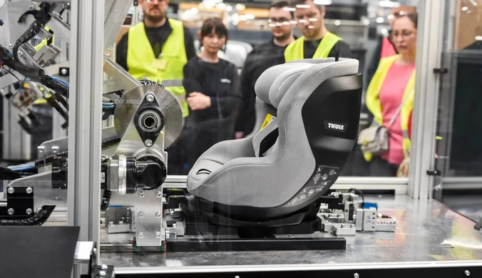 W fabryce Thule zlokalizowanej w Pile są produkowane dwa modele fotelików samochodowych: Thule Maple i Thule Elm, a wraz z nimi baza ISOFIX Alfi.