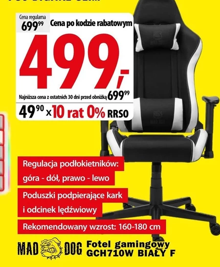 Fotel gamingowy Mad Dog