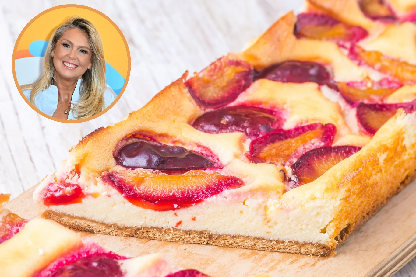 Sernik ze śliwkami według przepisu Ewy Wachowicz. Tej jesieni będzie hitem w twojej kuchni. 