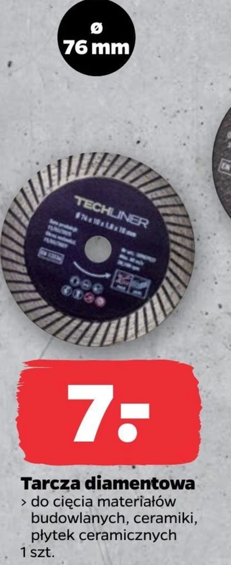 Tarcza diamentowa Techliner