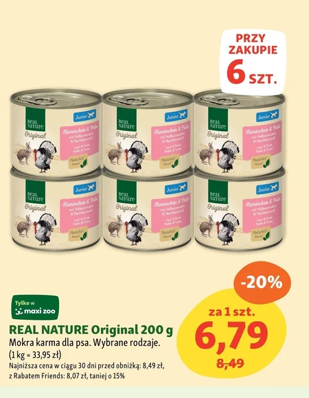 Корм для собак Real Nature