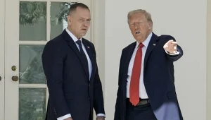 "Obrzydliwa postać". Burza po spotkaniu Nawrockiego. Możdżonek nie wytrzymał