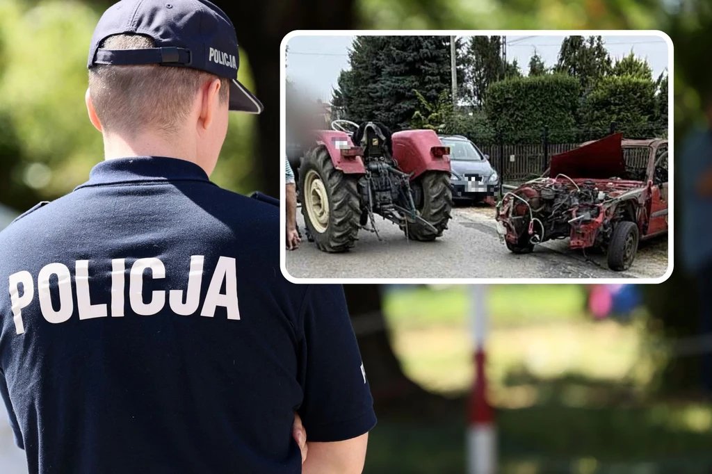Jechał na podwójnym gazie i doprowadził do kolizji. Jechał na podwójnym gazie i doprowadził do kolizji.
