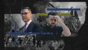 Prezydent Finlandii Alexander Stubb ma kilka rad dla Wołodymyra Zełenskiego. Grafika: Aleksandra Włodarczyk