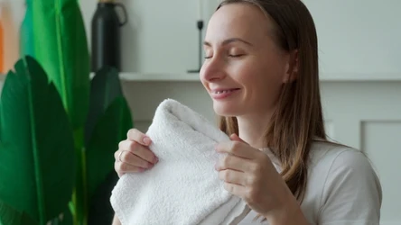 Miękkie ręczniki nie potrzebują proszku do prania. 