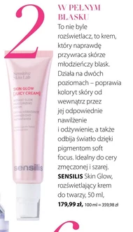 Krem rozświetlający do twarzy Sensilis