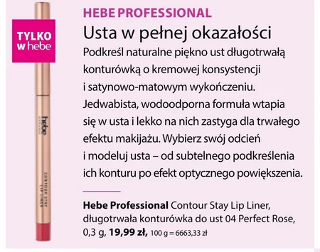 Konturówka do ust Hebe Professional