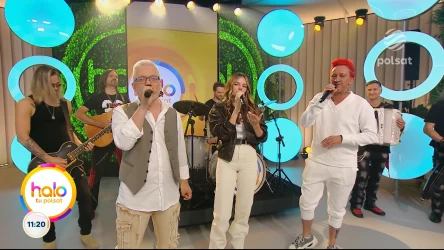 Ich troje z koncertem na zakończenie "halo tu polsat"