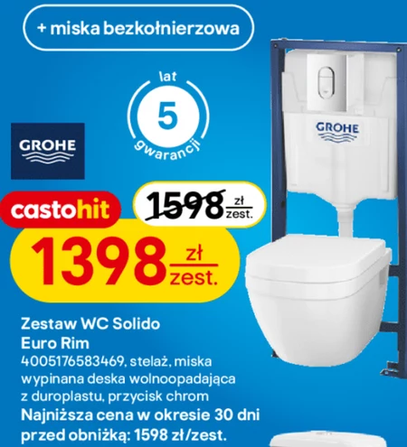 Zestaw podtynkowy Grohe