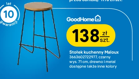 Stołek kuchenny GoodHome