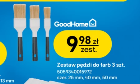 Zestaw pędzli GoodHome