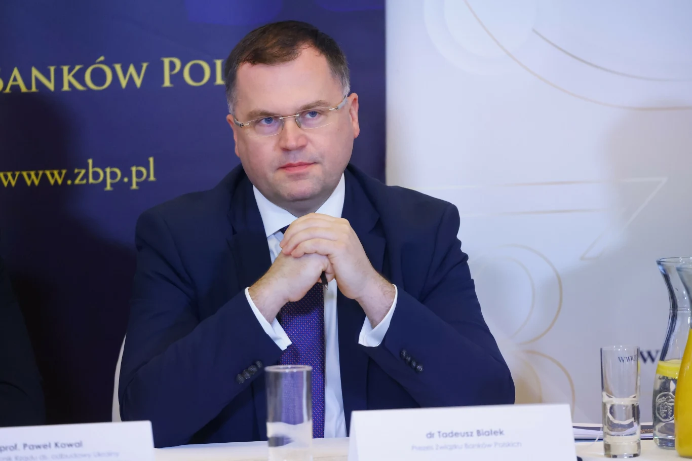 Tadeusz Białek, prezes Związku Banków Polskich. Tadeusz Białek, prezes Związku Banków Polskich.