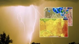 Grzmoty i ulewy prędko nie znikną. Weekend będzie wymagający