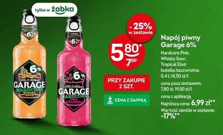 Napój piwny Garage
