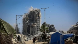 Izrael intensyfikuje ataki na Strefę Gazy. Wojsko uderzyło w wieżowiec