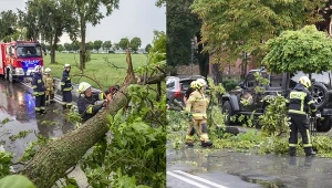 Zeszłej nocy strażacy interweniowali 480 razy z powodu gwałtownych burz i intensywnych opadów