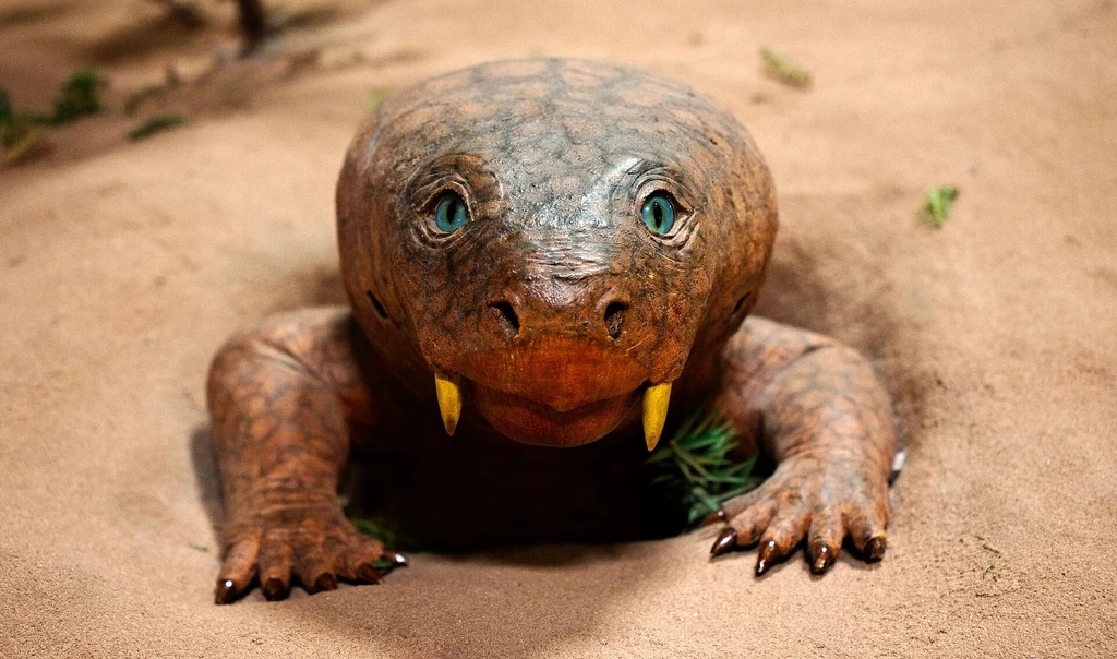 Dicynodonty były pierwszymi powszechnie zamieszkującymi Ziemię lądowymi zwierzętami roślinożernymi Dicynodonty były pierwszymi powszechnie zamieszkującymi Ziemię lądowymi zwierzętami roślinożernymi