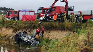 Wieluń. Tragiczne odkrycie w stawie