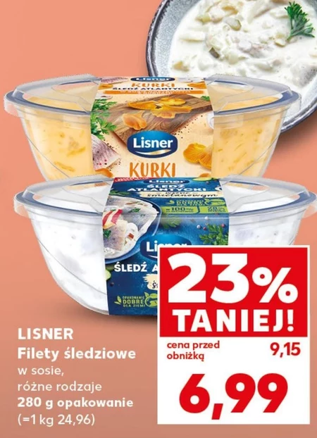 Filety śledziowe Lisner