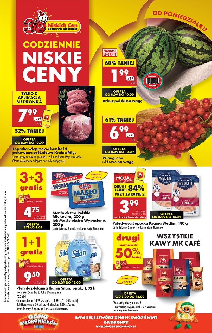 Gazetka promocyjna Biedronka - ważna od 08. 09. 2025 do 13. 09. 2025