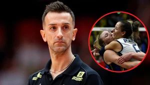 Daniele Santarelli musiał pogodzić się z porażką w finale MŚ siatkarek. Świętowała za to jego żona, Monica De Gennaro