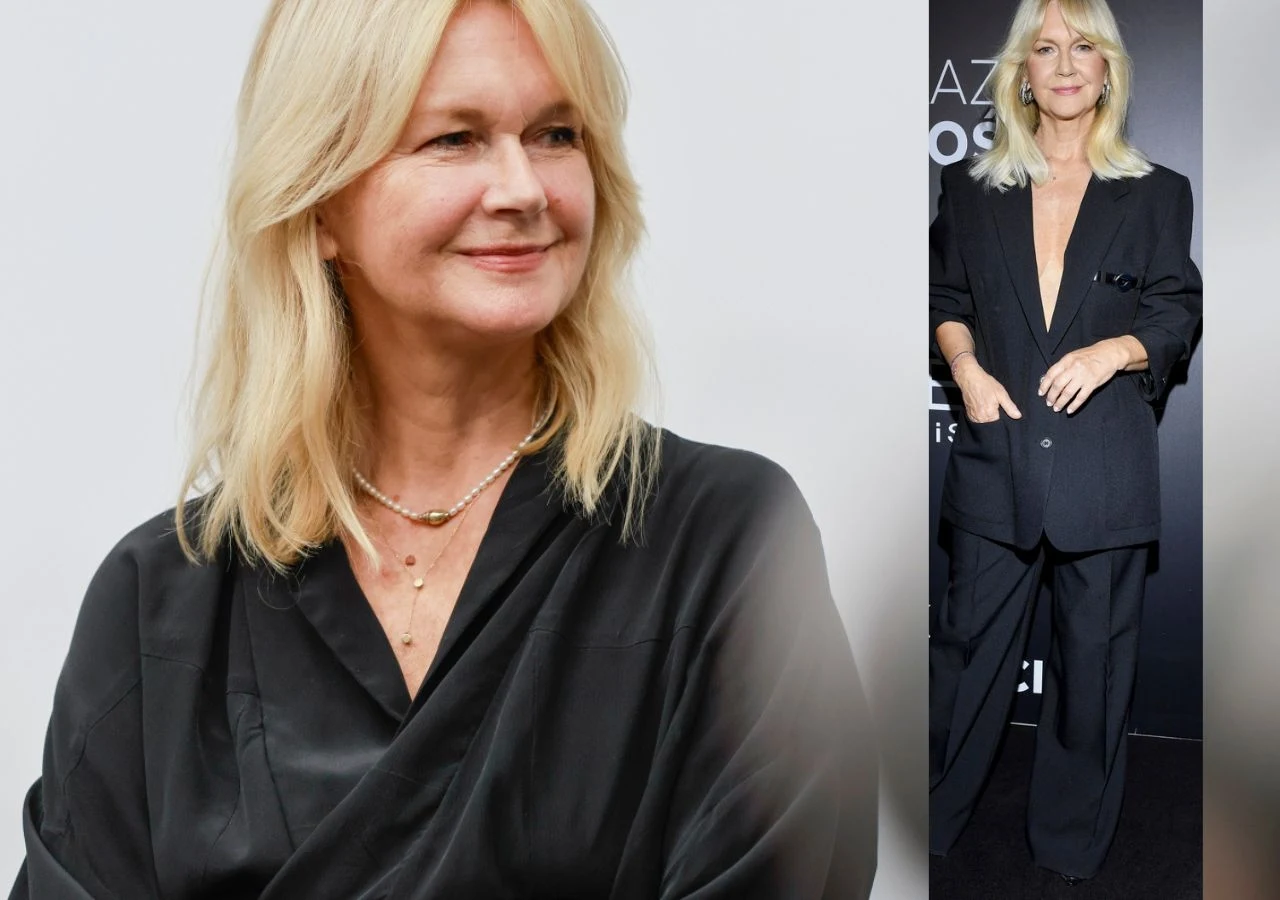 Grażyna Torbicka zachwyciła w czarnym komplecie z efektownym dekoltem. Grażyna Torbicka zachwyciła w czarnym komplecie z efektownym dekoltem.