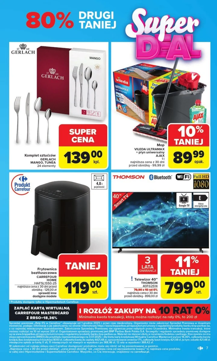 Zestaw sztućców Gerlach Mango i Tunea w Carrefour Zestaw sztućców Gerlach Mango i Tunea w Carrefour