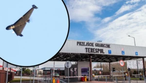 Niedaleko przejścia granicznego w Terespolu spadł dron. Nieoficjalnie: Strona ukraińska ostrzegała Polskę. Zdj. ilustracyjne