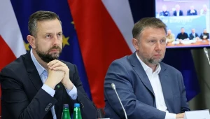 Spotkanie ministrów Władysława Kosiniaka-Kamysza i Marcina Kierwińskiego ws. drona, który spadł przy polskiej granicy