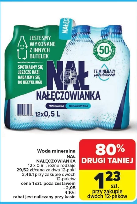 Woda mineralna Nałęczowianka