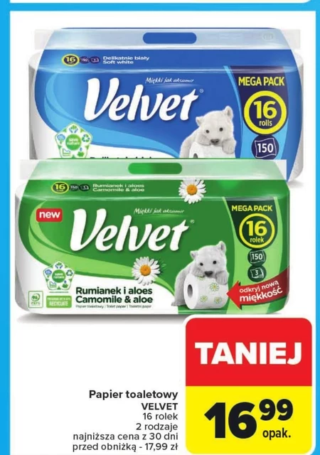 Papier toaletowy Velvet