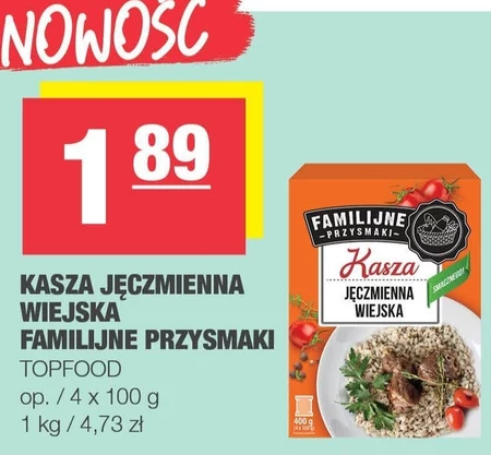 Kasza jęczmienna Familijne Przysmaki