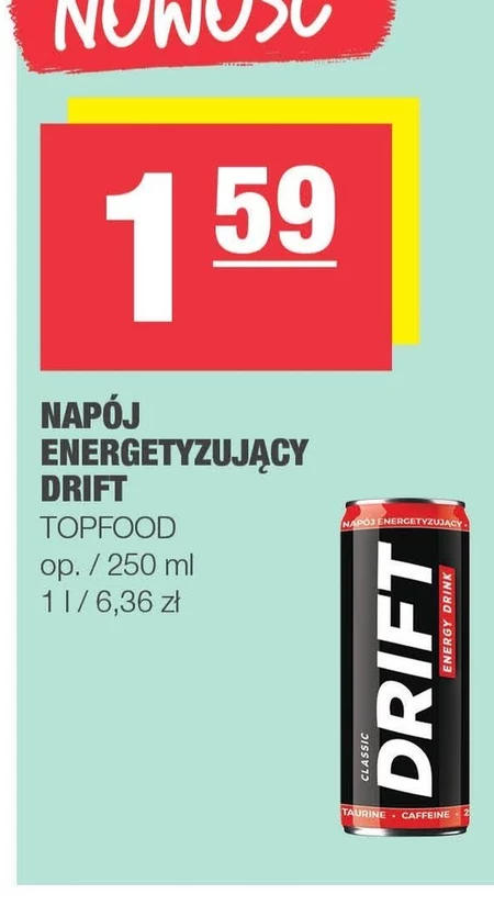 Napój energetyczny Topfood