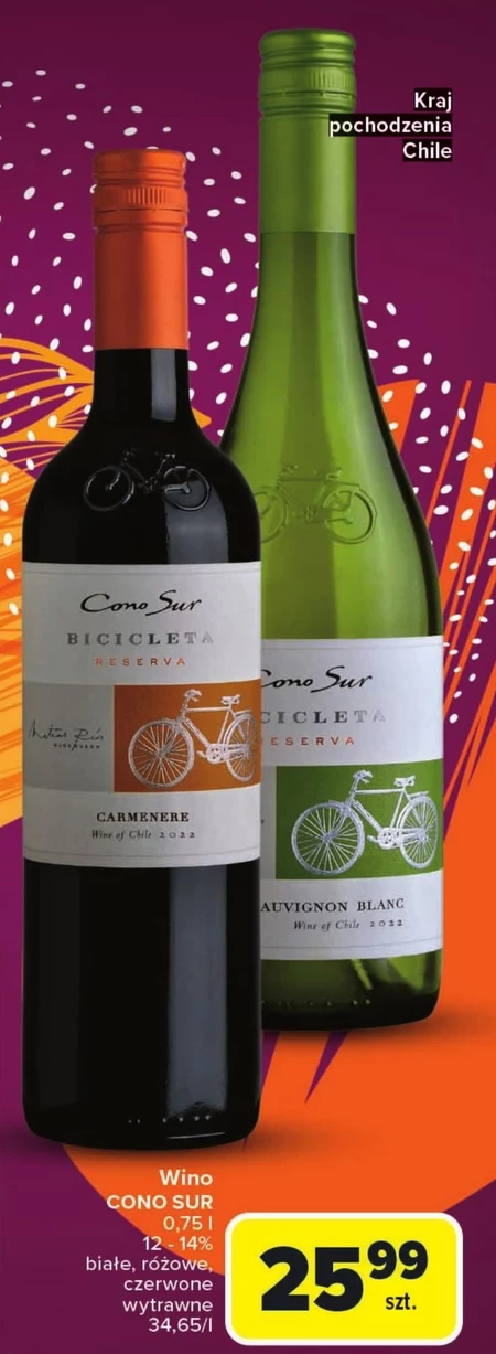 Wino różowe Cono Sur