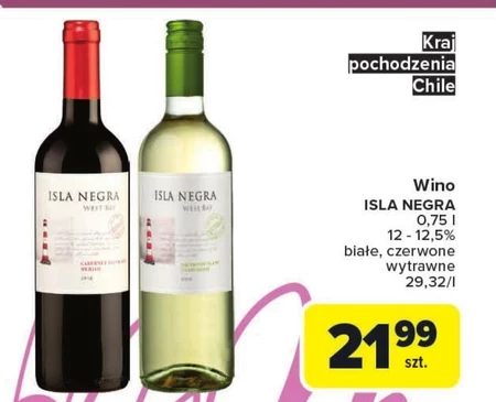 Wino wytrawne Isla Negra