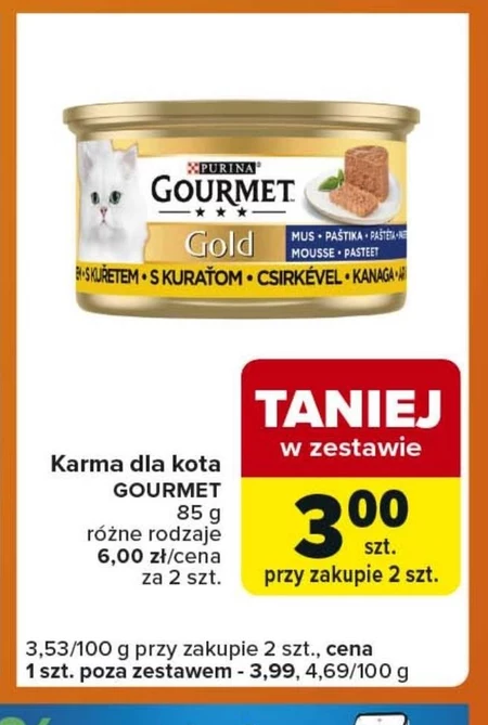Karma dla kota Gourmet Gold