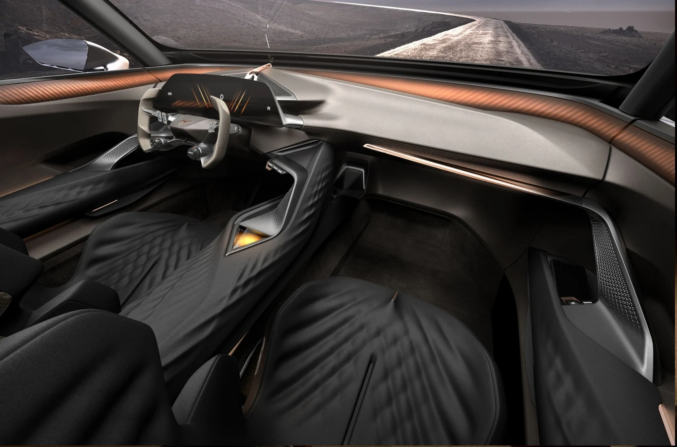 Symbolem całej koncepcji jest "klejnot" – szklany pryzmat w konsoli środkowej. Służy on do uruchamiania auta, wyboru trybów jazdy i zmianę atmosfery wnętrza poprzez światło i dźwięk.