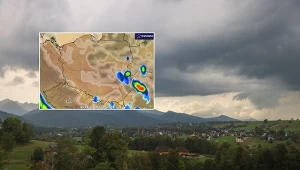 Z chmur spadną tony wody. "Uważajcie na gwałtowne zjawiska"