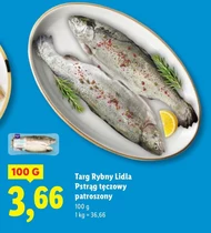 Pstrąg tęczowy Targ rybny Lidla