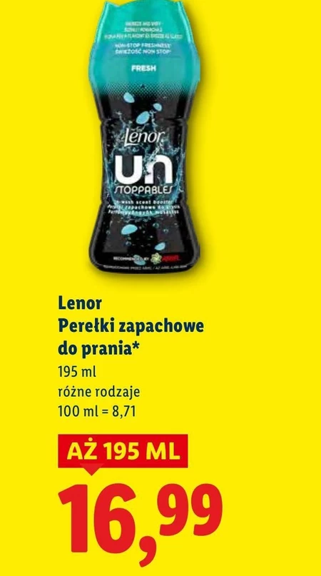 Perełki do prania Lenor