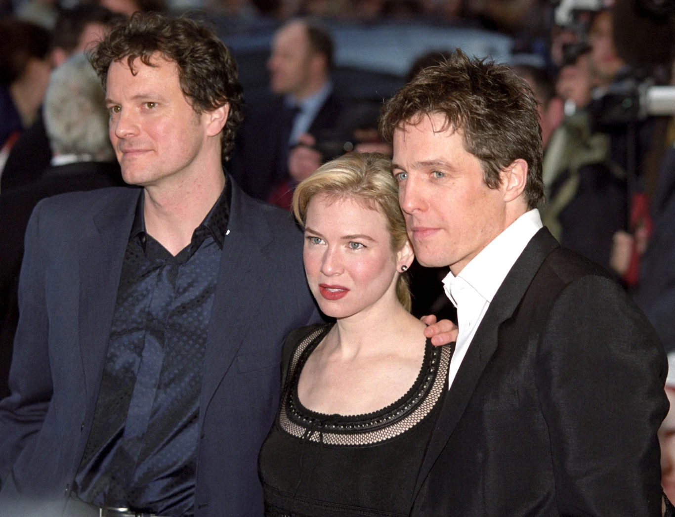 Colin Firth, Renee Zellweger i Hugh Grant na premierze "Dziennika Bridget Jones" Colin Firth, Renee Zellweger i Hugh Grant na premierze "Dziennika Bridget Jones"
