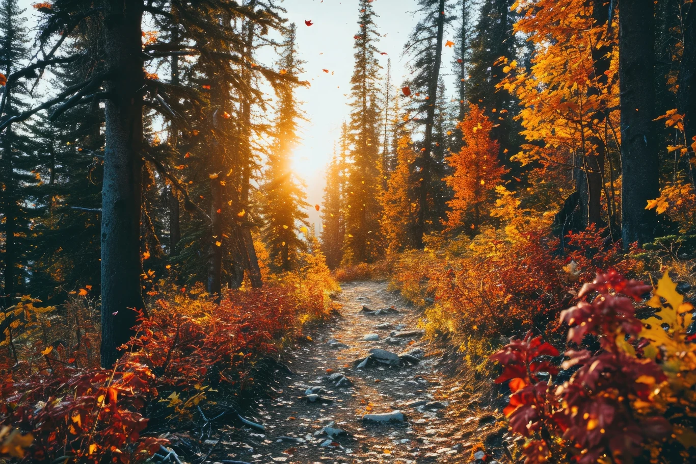 Las jesienią w Polsce mieni się wieloma kolorami - to doskonały czas na spacer